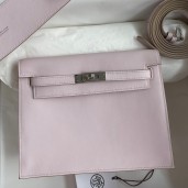 Hermes Kelly Danse II Bag In Mauve Pale Evercolor Calfskin JM857jq27