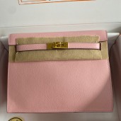 Hermes Kelly Danse II Bag In Rose Sakura Evercolor Calfskin JM1624fj51