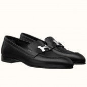 Hermes Paris Loafers In Noir Goatskin JM1321hs91