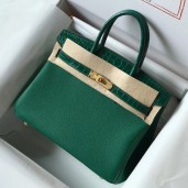 Hermes Touch Birkin 30cm Limited Edition Green Bag JM1012Rc30