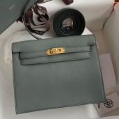 Knockoff Hermes Kelly Danse II Bag In Vert Amande Evercolor Calfskin JM882DM70