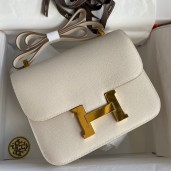 Replica Hermes Constance 24 Handmade Bag In Craie Epsom Calfskin JM1552yF79
