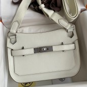 Replica Hermes Jypsiere Mini Handmade Bag In Beton Swift Calfskin JM290Fi42