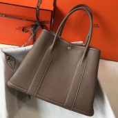 Top Hermes Garden Party 36 Bag In Taupe Clemence Leather JM237gt75