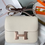 Cheap Hermes Constance 18 Handmade Bag In Nata Chevre Mysore Leather JM1465Zm92