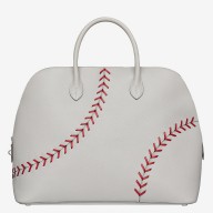 Designer Hermes Gris Perle Bolide 1923 45 Baseball Bag JM1741SU34