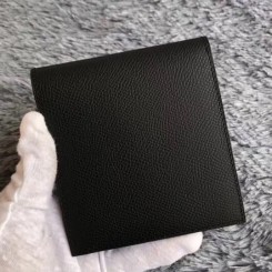 AAAAA Replica Hermes Black MC Copernic Compact Wallet JM1937cd87
