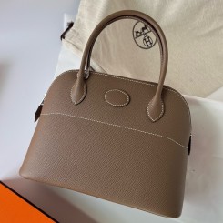 Copy Hermes Bolide 1923 27 Handmade Bag In Taupe Epsom Calfskin JM1547uk73