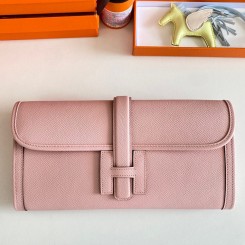 Hermes Jige Elan 29 Clutch Bag In Pink Epsom Leather JM1608Rc30