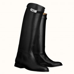 Hermes Jumping Boots In Black Calfskin JM885Oq54