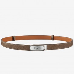 Hermes Kelly 18 Belt In Taupe Epsom Leather JM1205MV77