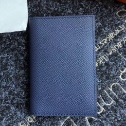 Hermes MC Euclide Card Holder In Sapphire Epsom Leather JM1524zZ68