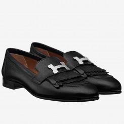 Hermes Royal Loafers In Black Calfksin JM618yH13