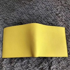 Hermes Yellow MC Copernic Compact Wallet JM634Hd99