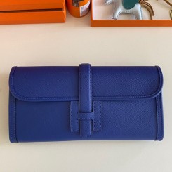 Imitation Hermes Jige Elan 29 Clutch Bag In Blue Electric Epsom Leather JM1411QA81