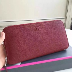 Imitation Hermes Ruby Clemence Azap Zipped Wallet JM1496uj55