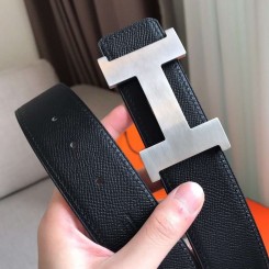 Replica Hermes Constance 2 Belt Buckle & Black Epsom 42MM Strap JM1264zE83