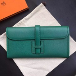 Replica Hermes Jige Elan 29 Clutch Bag In Malachite Epsom Calfskin JM568UD97
