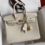 Cheap Hermes Birkin 25 Retourne Handmade Bag In Craie Epsom Calfskin JM1514vK93