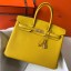 Cheap Hermes Birkin 35cm Bag In Yellow Clemence Leather GHW JM1812vK93