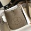 Cheap Hermes Evelyne III TPM Bag In Taupe Clemence Leather JM1335zS17