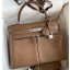 Cheap Hermes Kelly Lakis 32 Handmade Bag In Taupe Swift Calfskin JM273Zm92