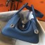 Cheap Hermes Lindy 26cm Bag In Blue Agate Clemence Leather PHW JM1931zS17