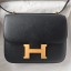 Copy 1:1 Hermes Constance 1-18 Mirror Bag In Black Epsom Calfskin JM794OR71