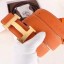 Copy Hermes H Belt Buckle & Orange 32mm Clemence Strap JM1097pg57