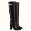 Copy Hermes Story Boots In Black Calfskin Leather JM1635ex34