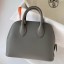 Designer Fake Hermes Bolide 1923 Mini Handmade Bag In Gris Meyer Evercolor Calfskin JM1089UT24