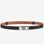 Fake AAA Hermes Kelly 18 Belt In Black Epsom Leather JM1934XW34