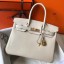 Fake Hermes Birkin 30cm Bag In Beton Clemence Leather GHW JM1369UI88