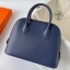 Fake Hermes Bolide 1923 25 Handmade Bag In Blue Saphir Evercolor Calfskin JM1909jL94