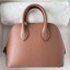 Fake Hermes Bolide 1923 Mini Handmade Bag In Quebracho Chevre Mysore Leather JM1884SS84