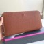 Fake Hermes Brown Clemence Azap Zipped Wallet JM2003Jf64