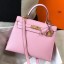 Fake Hermes Kelly 28cm Bag In Mauve Sylvestre Epsom Leather GHW JM1107aX74