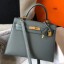 Fake Hermes Kelly 28cm Bag In Vert Amande Epsom Leather GHW JM153SY47
