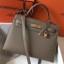Fake Hermes Kelly 32cm Bag In Tuape Grey Epsom Leather GHW JM1444fJ59