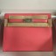 Fake Hermes Kelly Danse II Bag In Rose Lipstick Evercolor Calfskin JM1645kU69