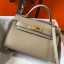 Fake Hermes Kelly Mini II Bag In Gris Tourterelle Epsom Leather GHW JM692SS84
