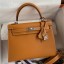Fake Hermes Kelly Sellier 25 Handmade Bag In Toffee Epsom Calfskin JM470El59