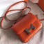 First-class Quality Hermes Constance 24 Handmade Bag In Orange Niloticus Crocodile JM2034AC65