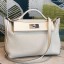 Hermes 24/24 29 Bag In White Clemence Calfskin JM608qq80