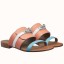 Hermes Avenue Sandals In Multicolour Calfskin JM118Rc30