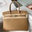Hermes Birkin 30 Retourne Handmade Bag In Biscuit Swift Leather JM1115mx92