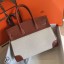 Hermes Birkin 30cm Bag In Toile H Canvas With Barenia Leather JM1055Fo38