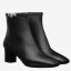 Hermes Black Calfskin Power Low Boot JM614QF99