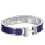 Hermes Blue Electric Enamel Clic H PM Bracelet JM27Nl93