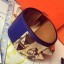 Hermes Blue Epsom Collier de Chien Bracelet Size S JM523Wc12